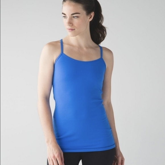 Lululemon Power Y Tank (Luon) – Pipe Dream Blue-Size 4 - Picture 2 of 5